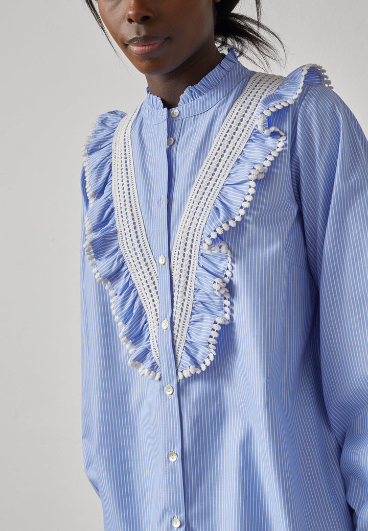 Forudbestilling - Love & Divine - Love1295 18516 - 832 - Blue/White Skjorter