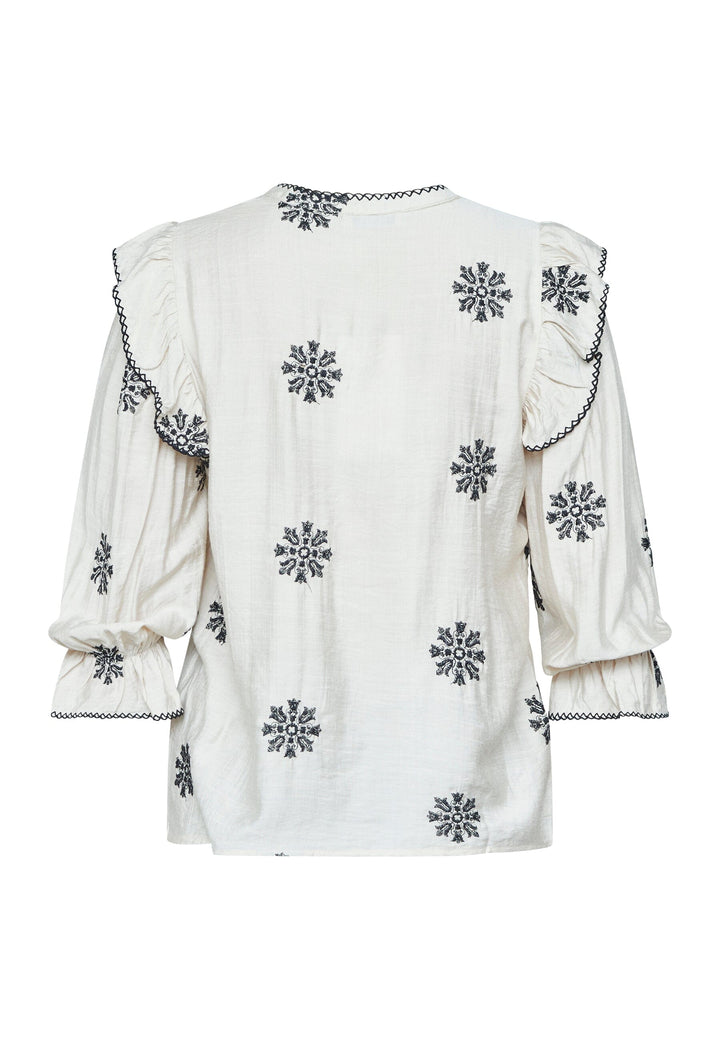 Forudbestilling - Love & Divine - Love1347 18776 - 811 - Bamboo/Black Flower Skjorter