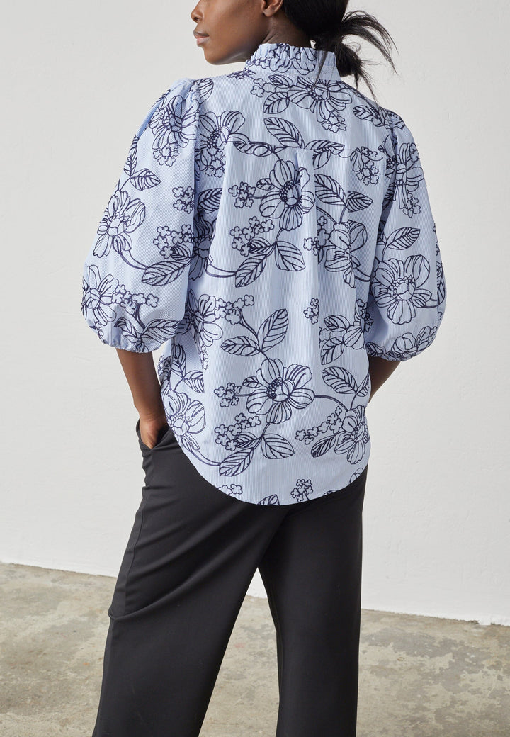 Forudbestilling - Love & Divine - Love456-5 18683 - 832 - Blue Stripe Skjorter