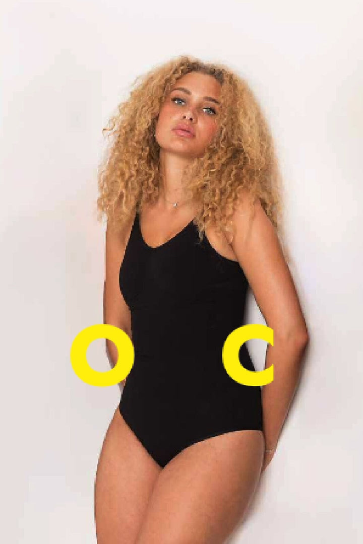 Forudbestilling - Lykkeland Ateliér - Coco Shapewear Bodysuit - Black Bodystockings