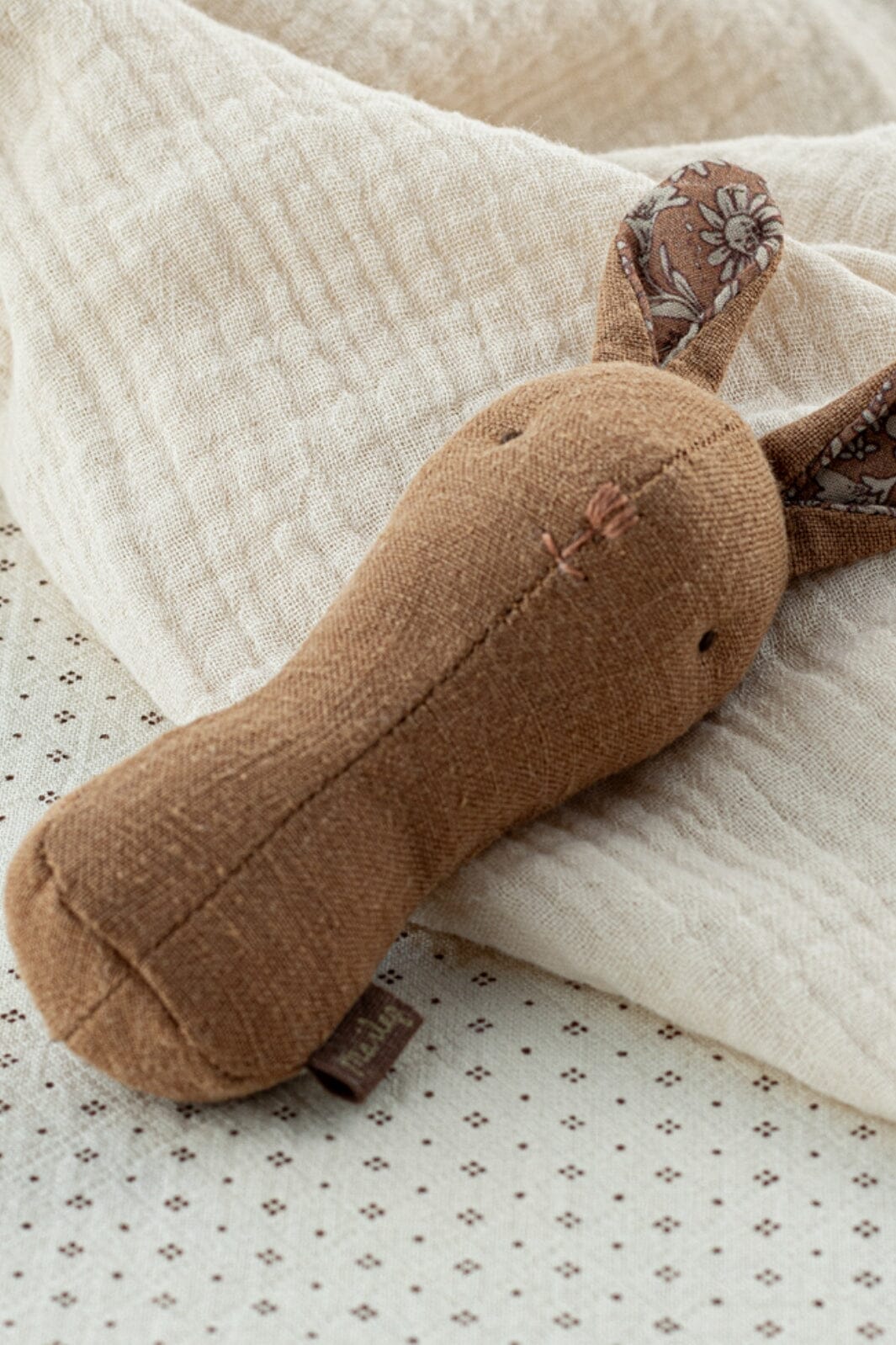 Maileg - Lullaby Friends, Rangle, Kanin - Chokolade