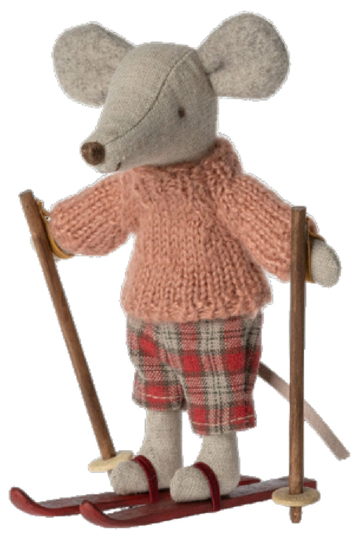 Maileg - Vintermus med ski, Storesøster