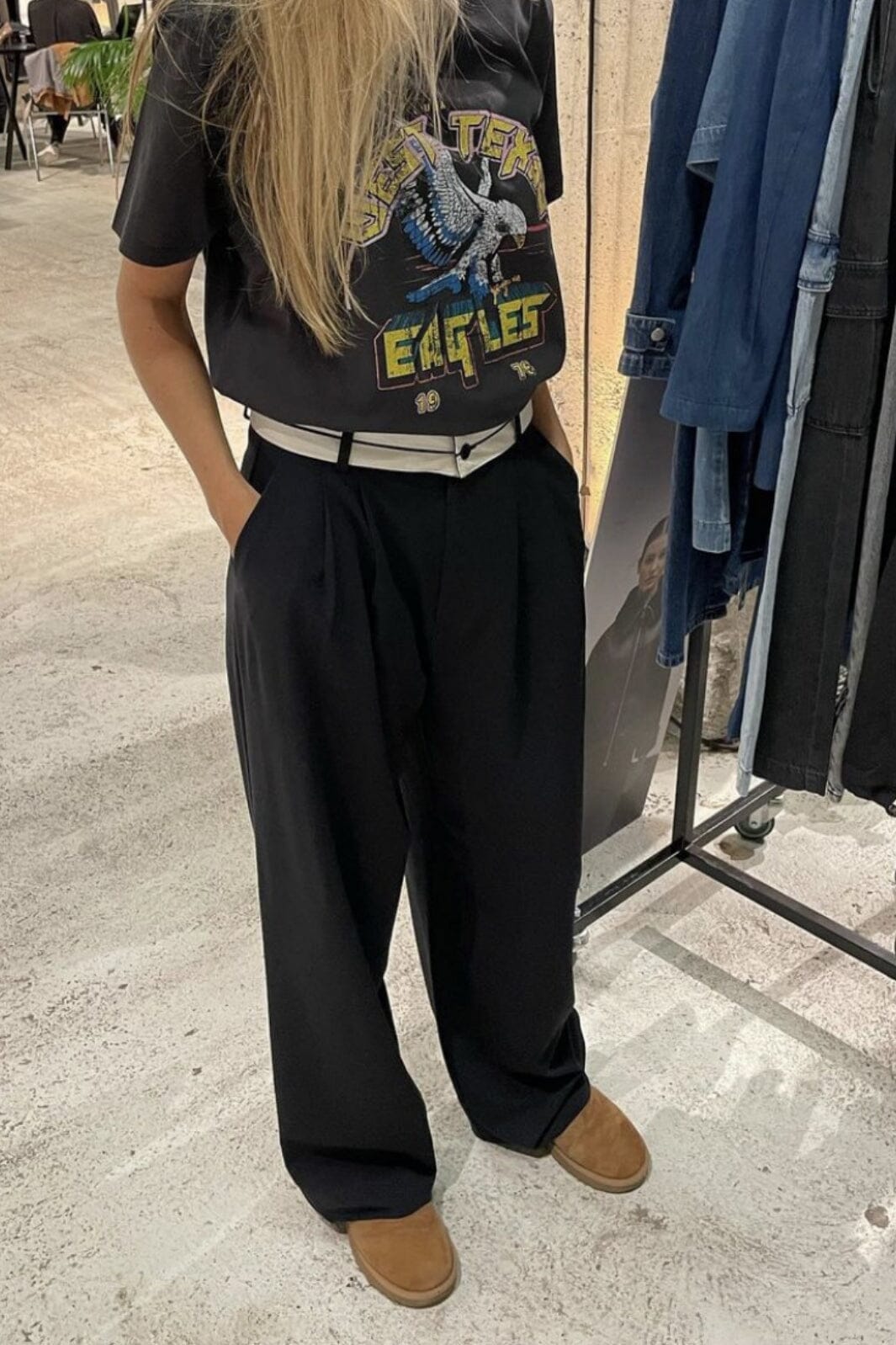 Forudbestilling - MbyM - Akari-M - Black (Juni) Bukser