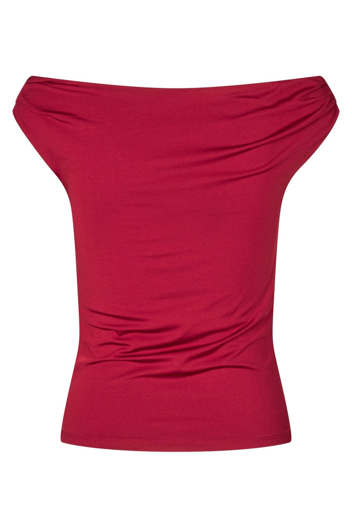 Modström - Himamd Off-Shoulder Top 57928 - 1218 - Rumba Red