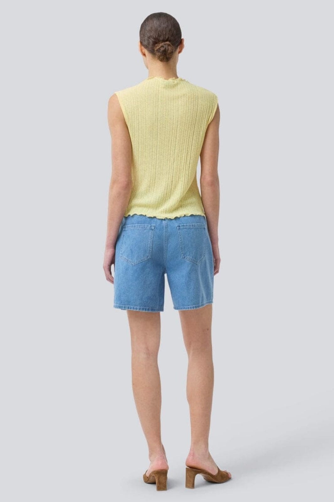 Modström - Naomamd Solid Shorts 58473 - 10718 - Vintage Blue