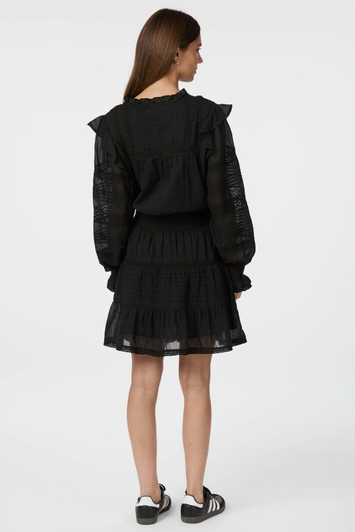 Forudbestilling - Neo Noir - Aran S Voile Dress 164678 - 100 - Black