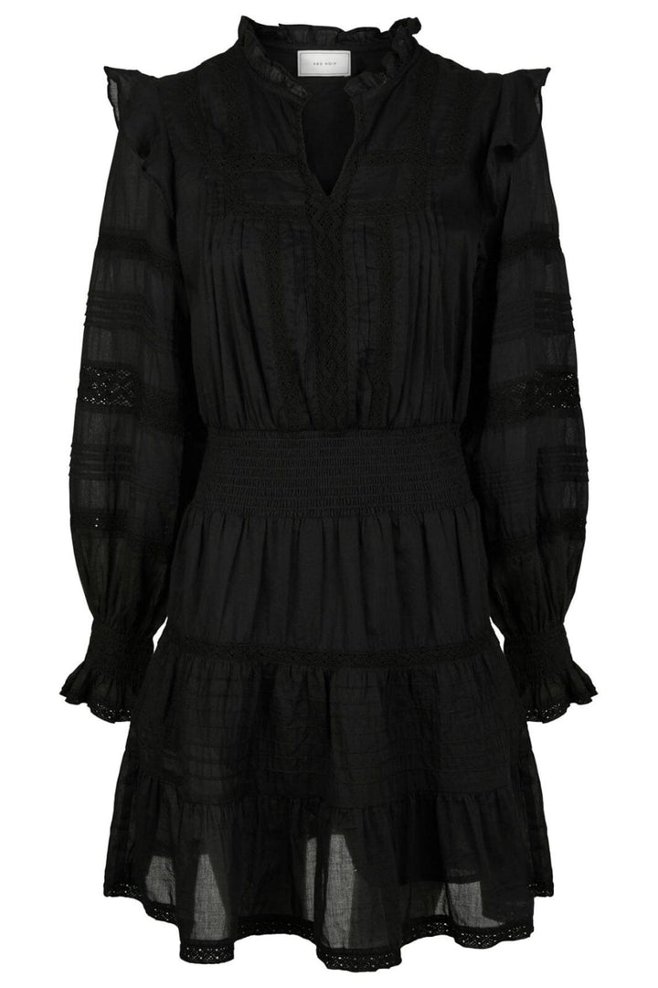 Forudbestilling - Neo Noir - Aran S Voile Dress 164678 - 100 - Black