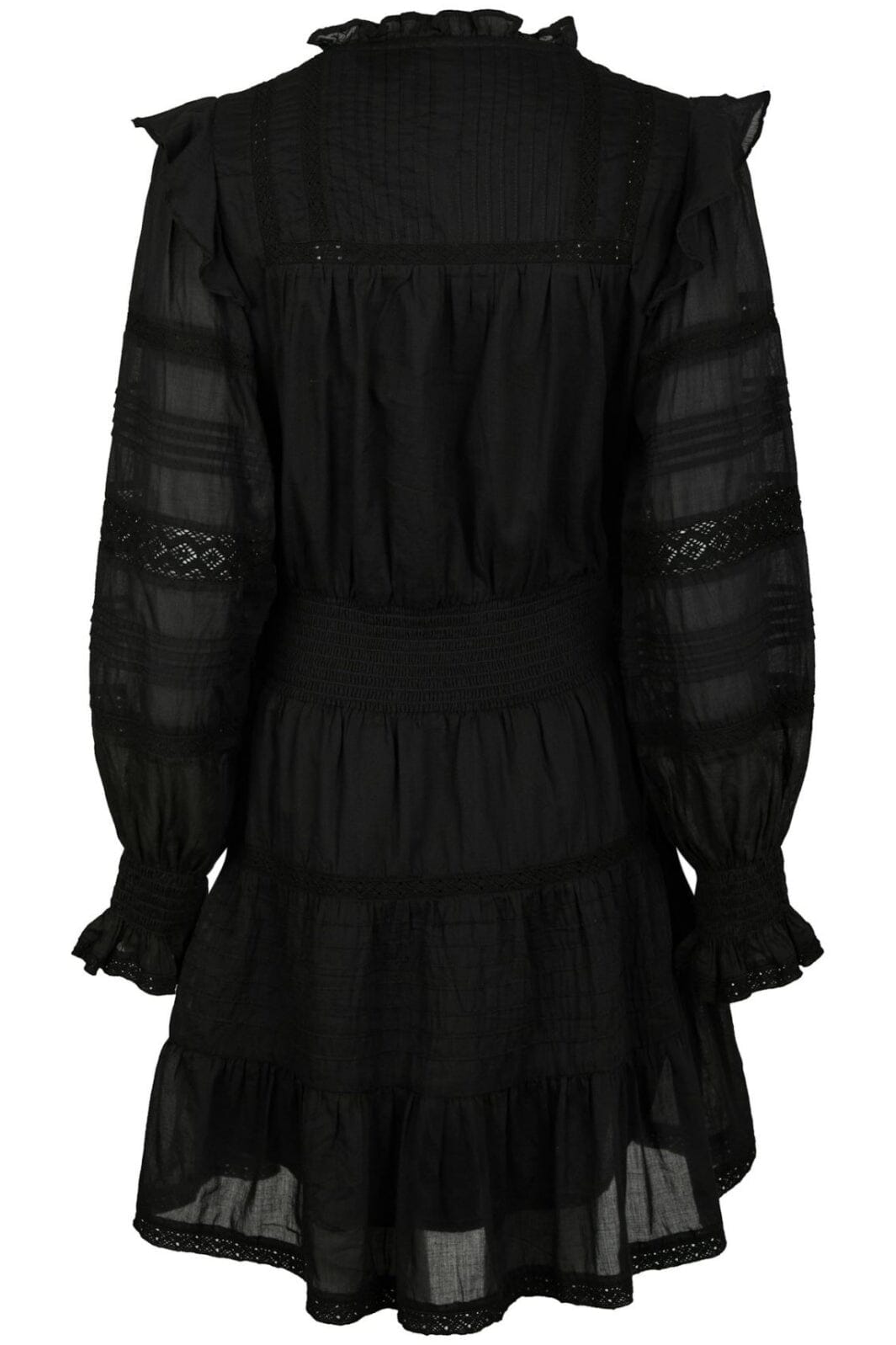 Forudbestilling - Neo Noir - Aran S Voile Dress 164678 - 100 - Black