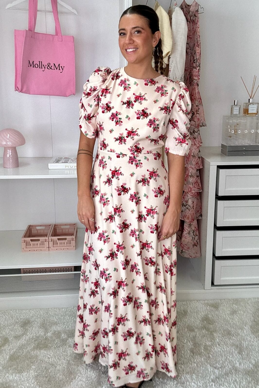 Forudbestilling - Neo Noir - Benuti Amazing Rose Dress 165359 - 754 - Light Pink Kjoler