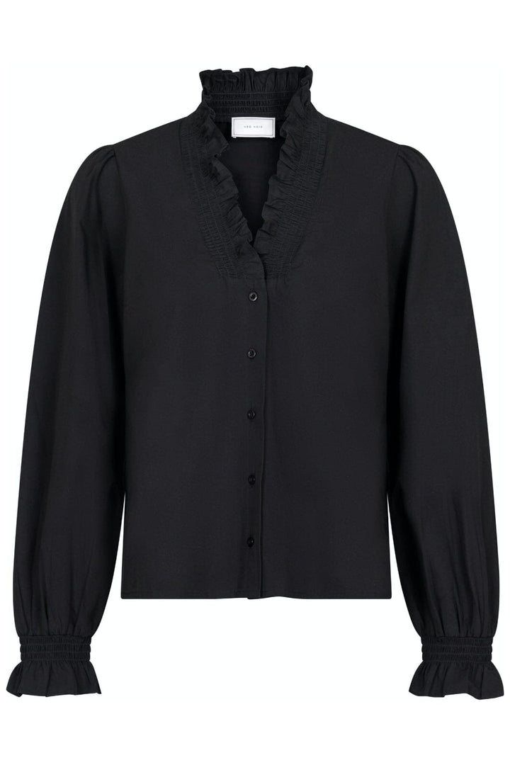 Neo Noir - Brielle Solid Shirt - Black