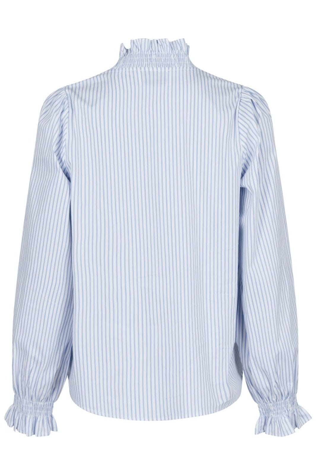 Forudbestilling - Neo Noir - Brielle Stripe Shirt - White/Light Blue - (Marts) Skjorter