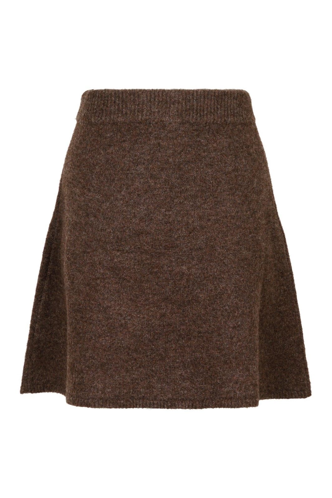 Forudbestilling - Neo Noir - Gisa Knit Skirt - Brown Melange Nederdele