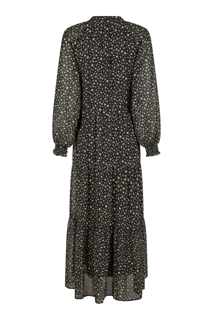 Forudbestilling - Neo Noir - Hiko Secret Flower Dress - Black Kjoler