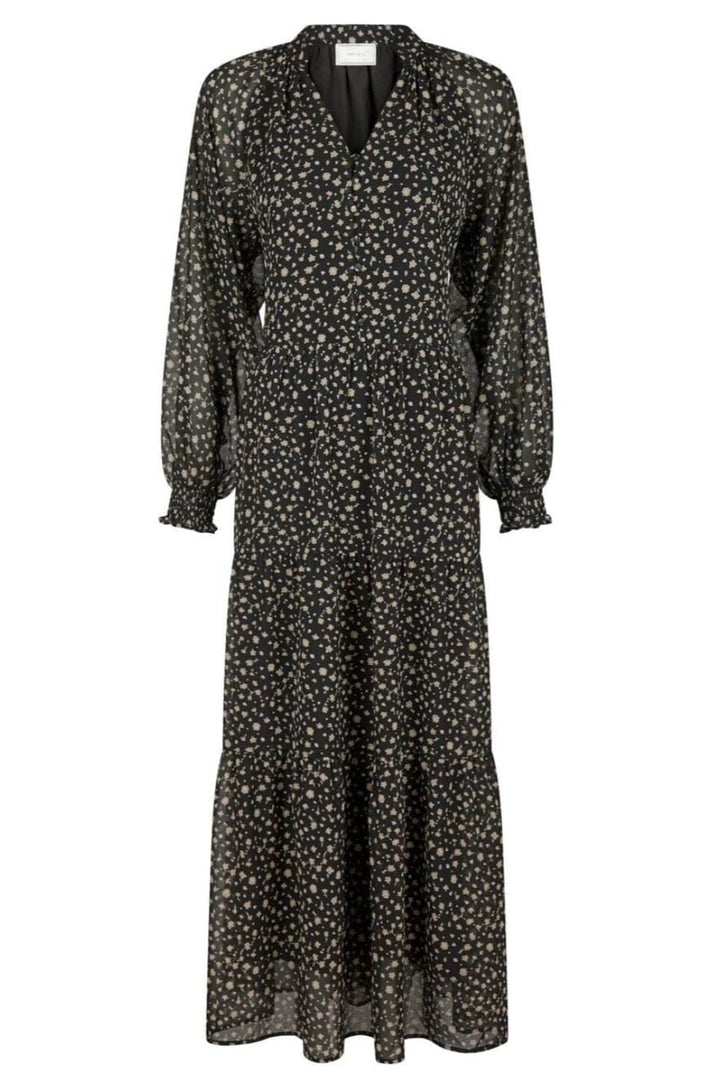 Forudbestilling - Neo Noir - Hiko Secret Flower Dress - Black Kjoler