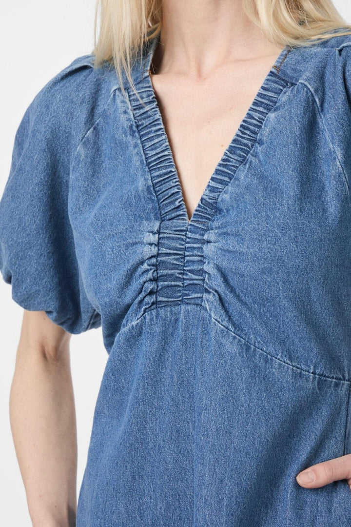 Forudbestilling - Neo Noir - Illana Denim Dress 165931 - 140 - Blue