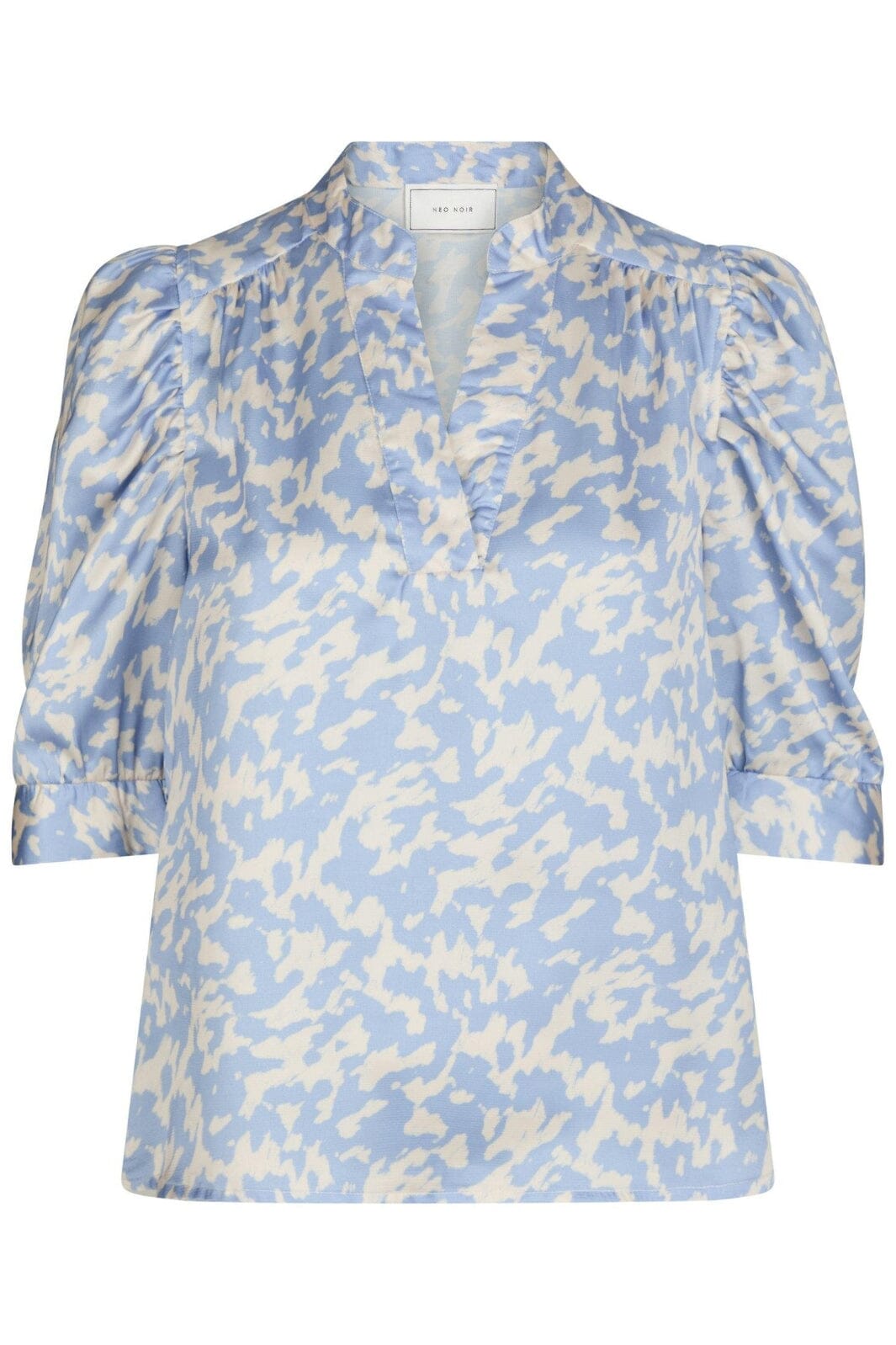 Neo Noir - Roella Graphic Fade Blouse 165274 - 145 - Light Blue