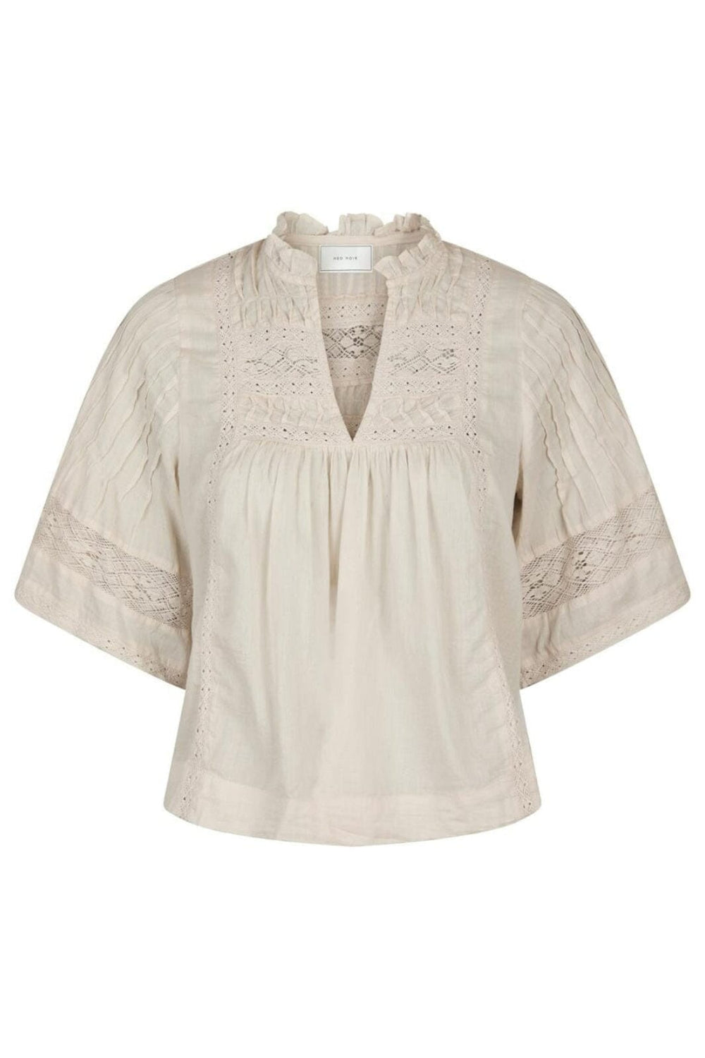 Forudbestilling - Neo Noir - Siama S Voile Blouse 164703 - 124 - Ivory Bluser