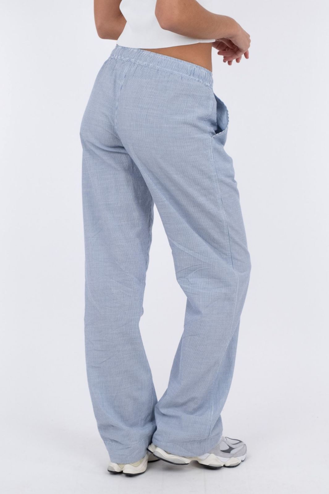 Forudbestilling - Neo Noir - Sonar Mini Stripe Pants - Blue - (Marts) Bukser