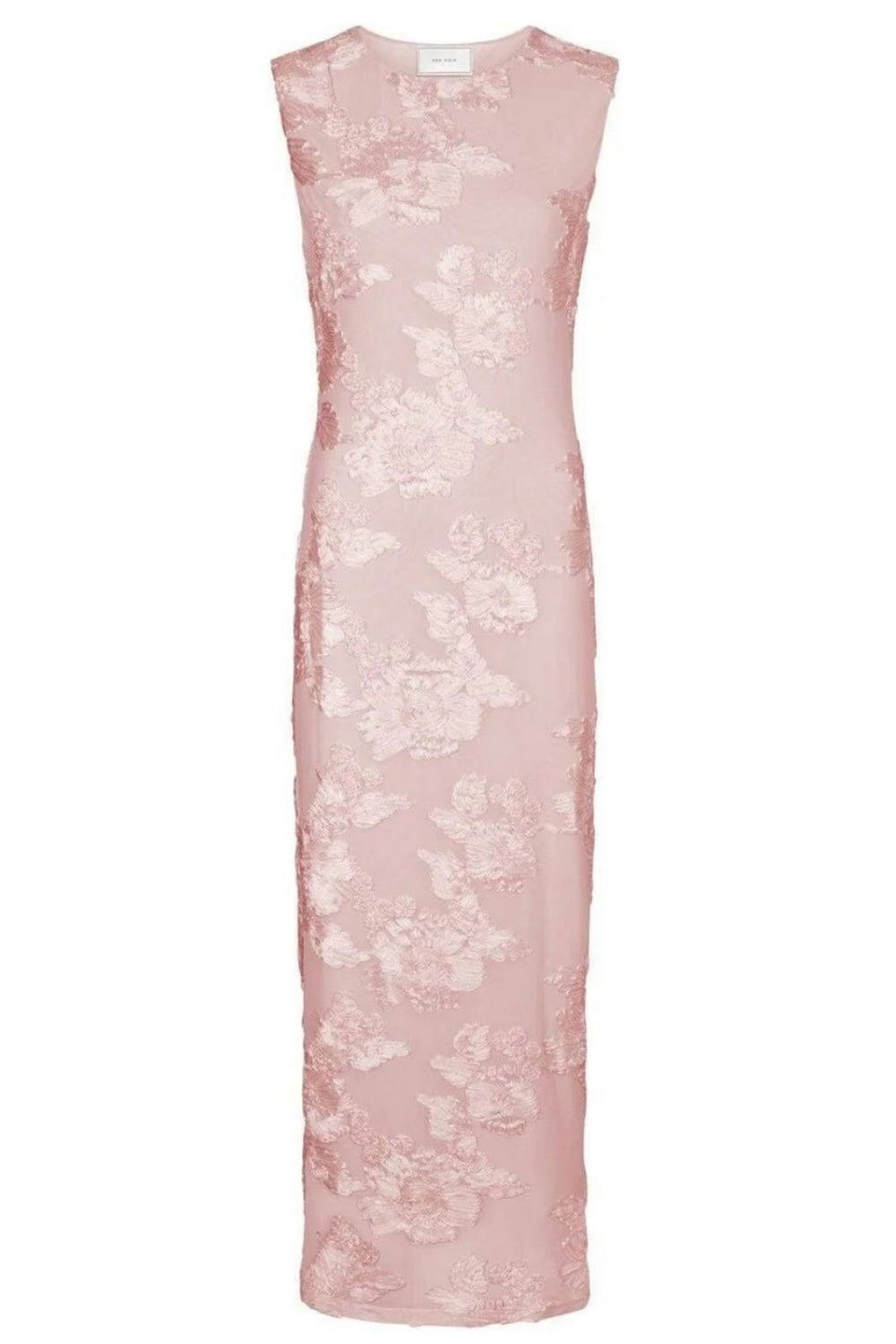 Forudbestilling - Neo Noir - Tiranna Big Flower Mesh Dress 166824 - 754 - Light Pink Kjoler