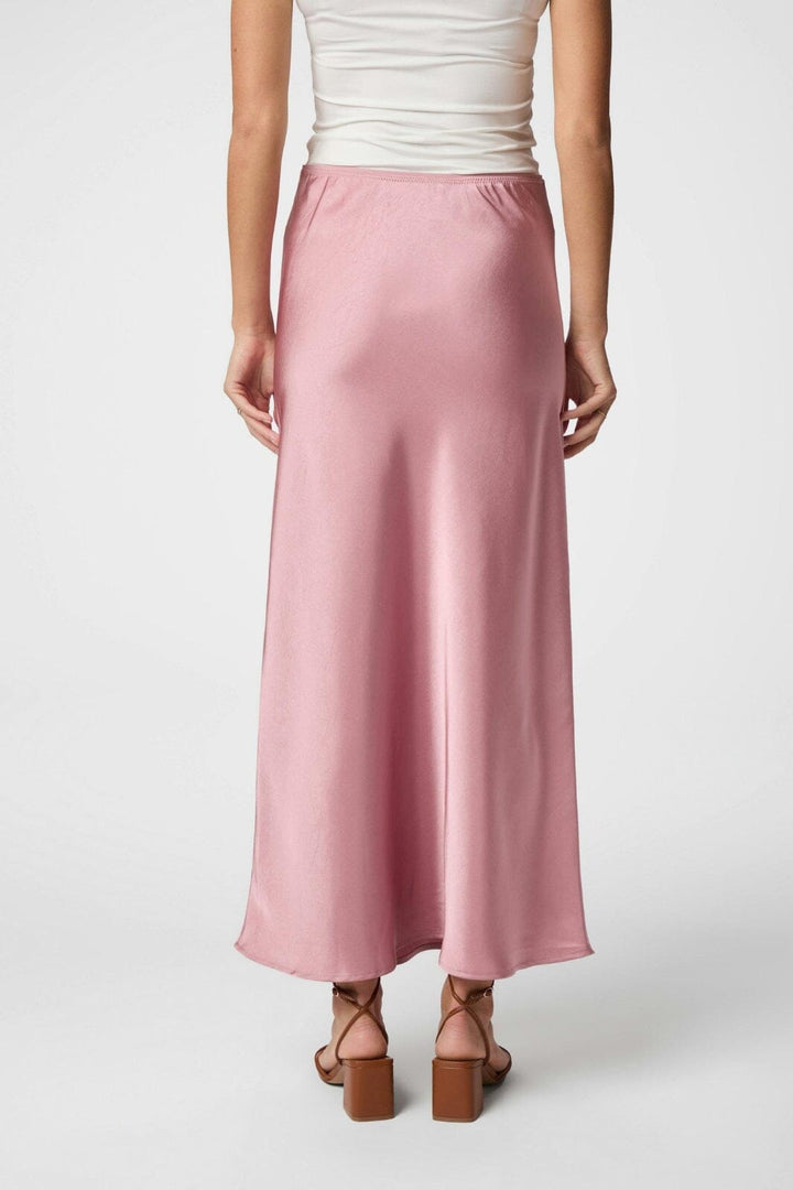 Neo Noir - Vicky Heavy Sateen Skirt 159588 - 823 - Evening Rose