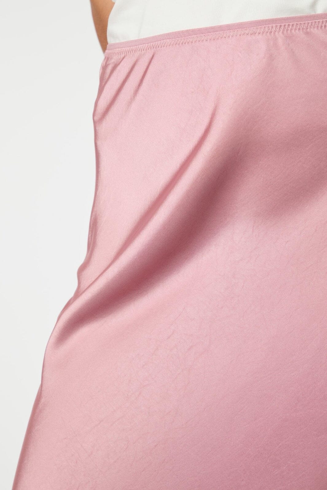 Neo Noir - Vicky Heavy Sateen Skirt 159588 - 823 - Evening Rose