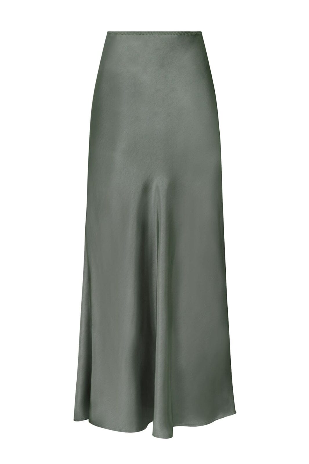 Forudbestilling - Neo Noir - Vicky Heavy Sateen Skirt - Smoke Green - (Februar) Nederdele