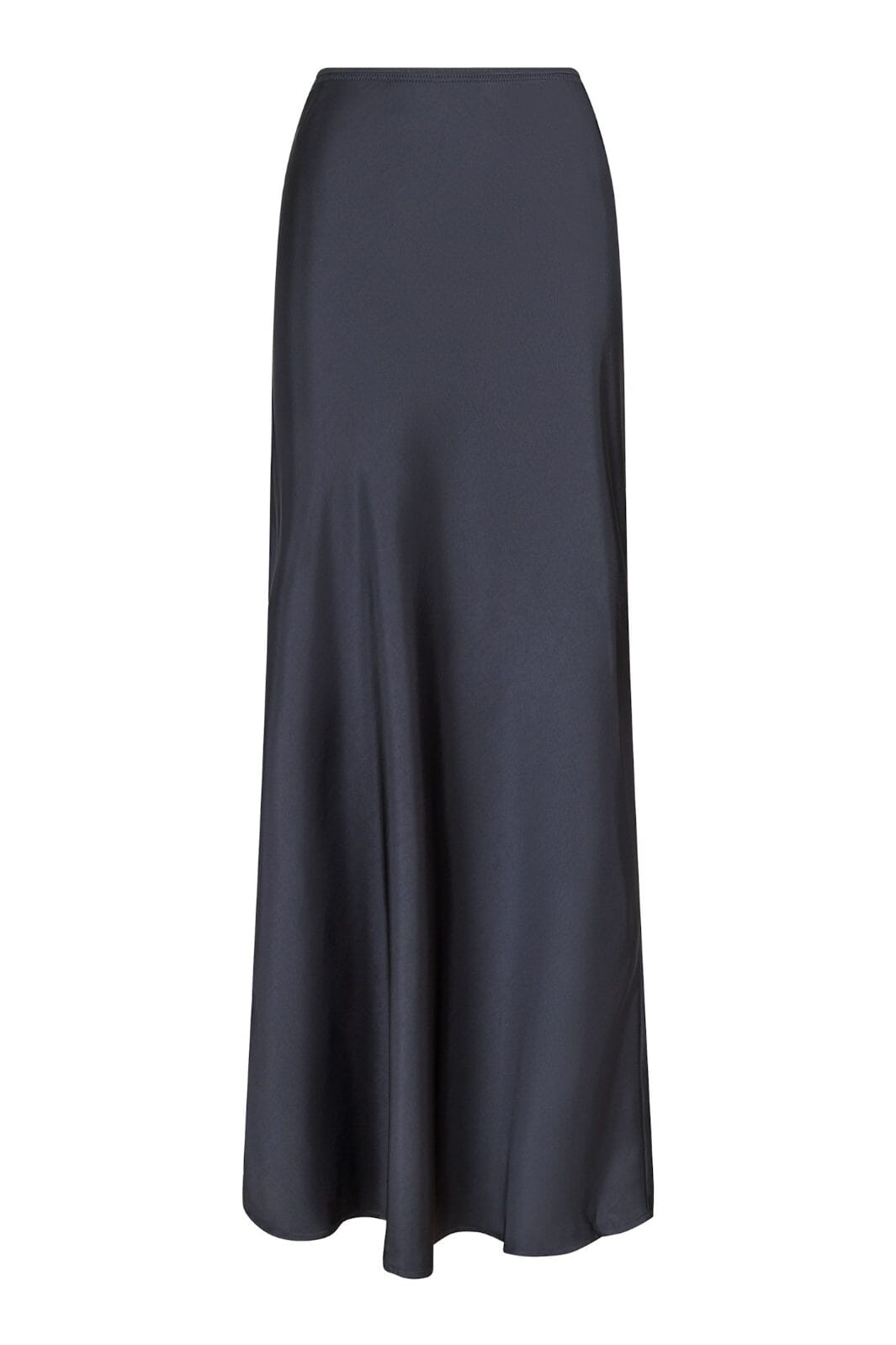 Forudbestilling - Neo Noir - Vicky Heavy Sateen Skirt - Steel Grey Nederdele