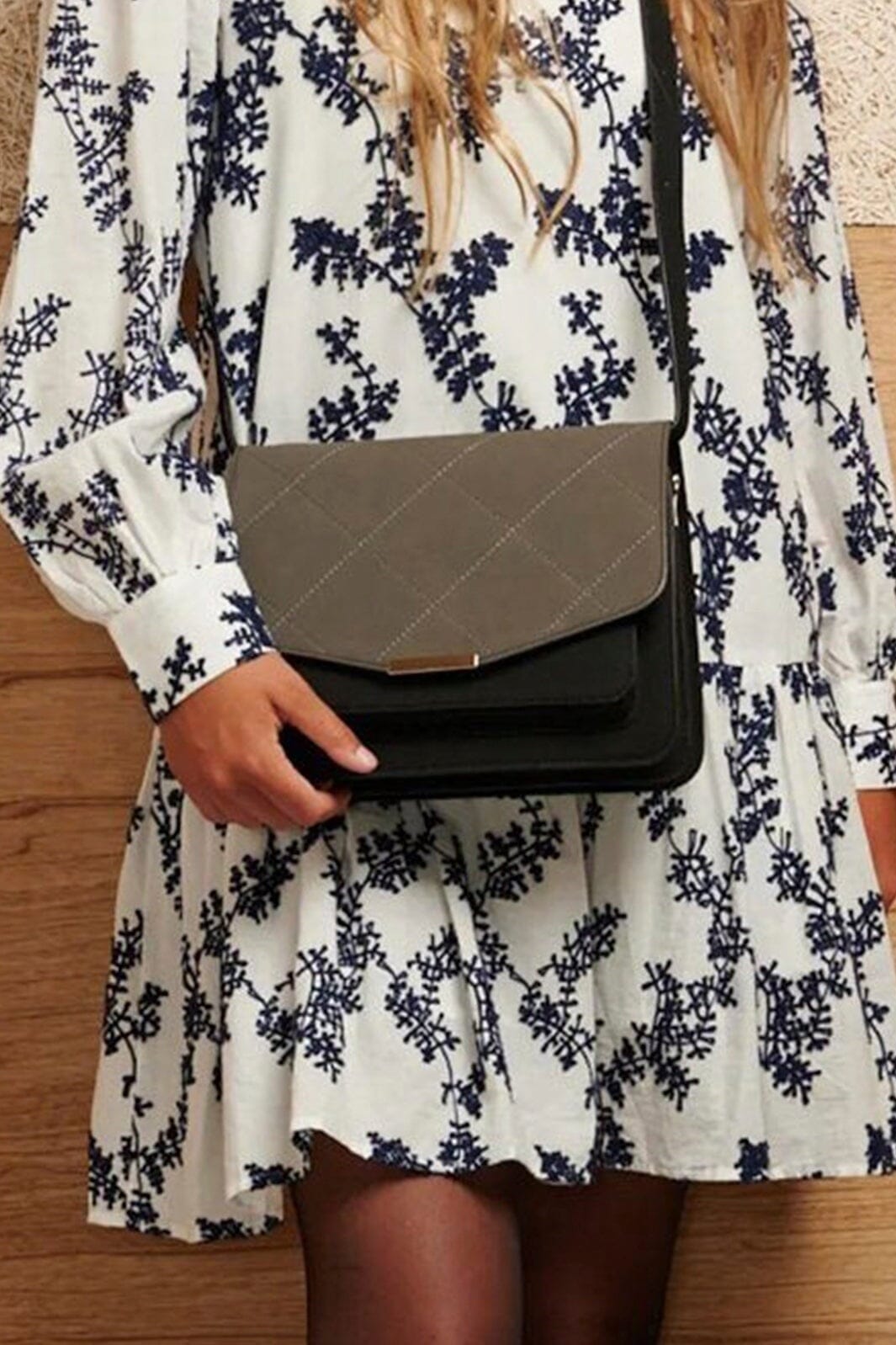 Noella - Blanca Multi Compartment Bag - Dark Grey/Black