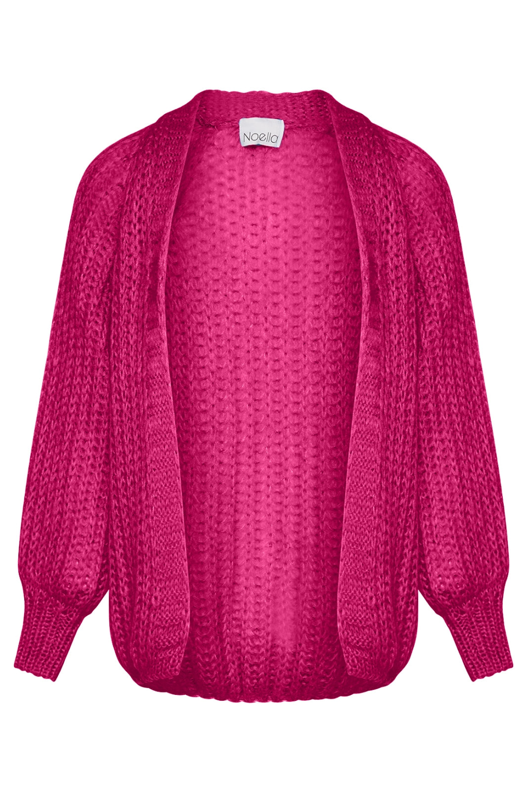 Forudbestilling - Noella - Joseph Cardigan Solid - Dark Pink (September/Oktober) Cardigans