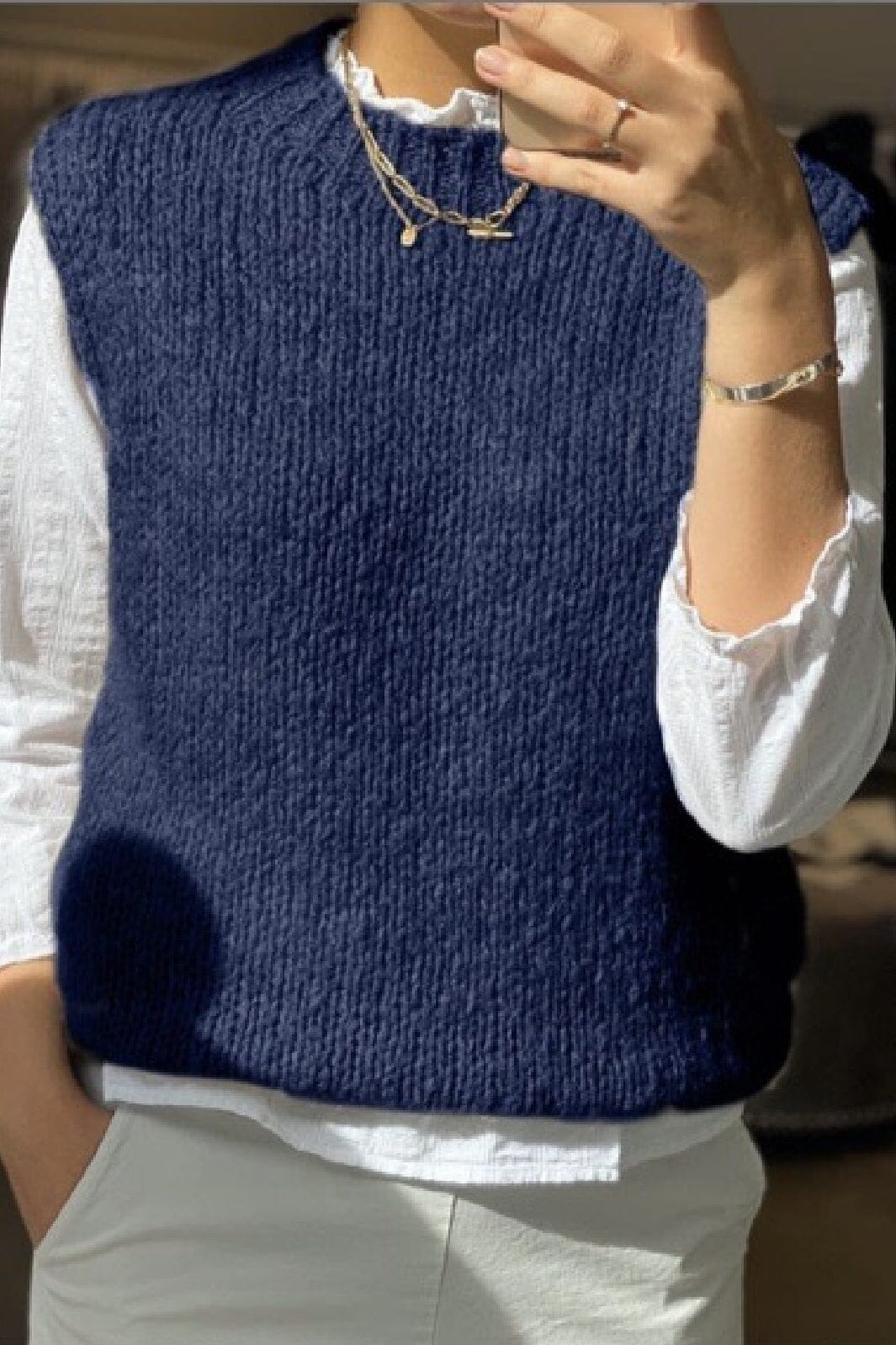 Forudbestilling - Noella - Kala Vest Wool - Navy Veste
