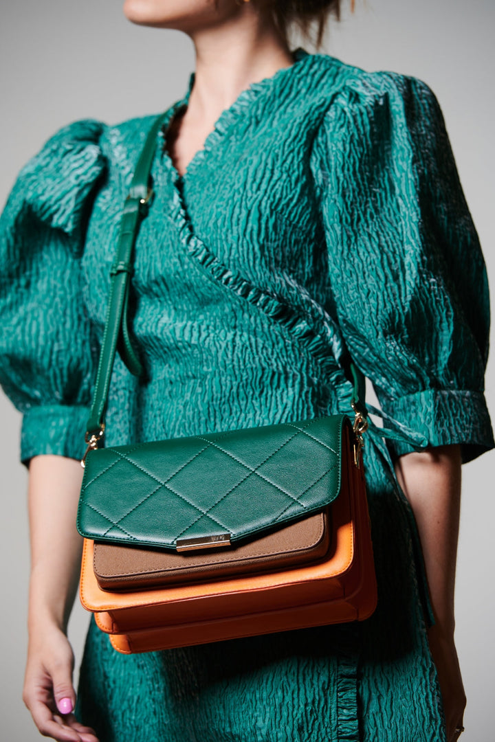 Forudbestilling - Noella - Kamila Frill Dress - Green (September/Oktober) Kjoler