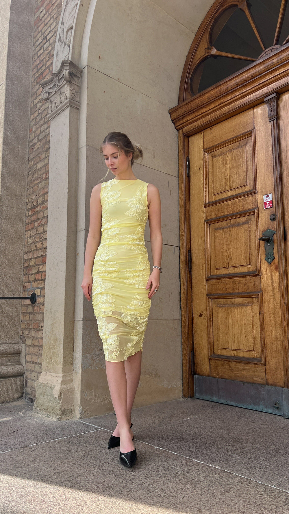 Forudbestilling - Noella - Lavinia Dress 13500001 - 1417 - Butter Yellow Kjoler