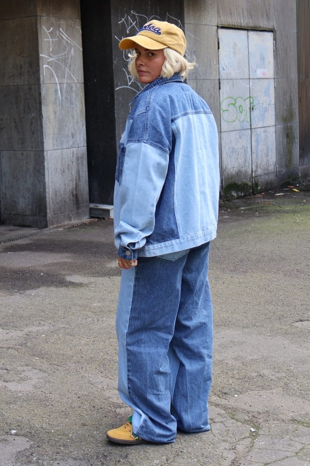 Forudbestilling - Pieces - Pcfamy Wide Denim Jeans Fsy - 4755184 Light Blue Denim Medium Blue Denim Jeans