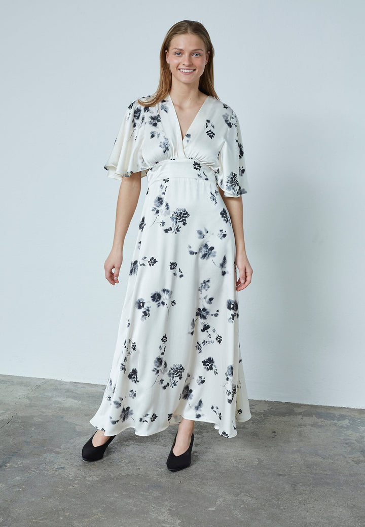 Forudbestilling - Sisters Point - Gisela-Dr11 18822 - 813 - Cream/Flower Kjoler