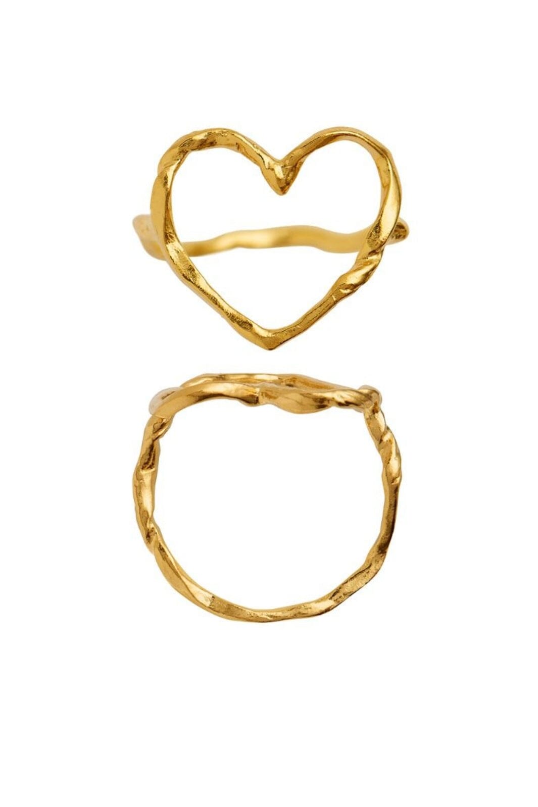 Forudbestilling - Stine A - Funky Heart Ring - 4054-02 Ringe