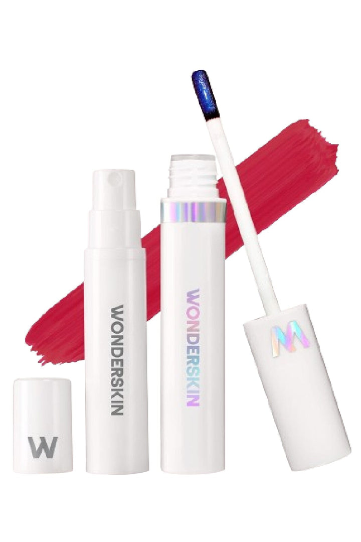Forudbestilling - Wonderskin - Wonder Blading Lip Stain Kit FIRST KISS - First Kiss (Cranberry) Læbestift