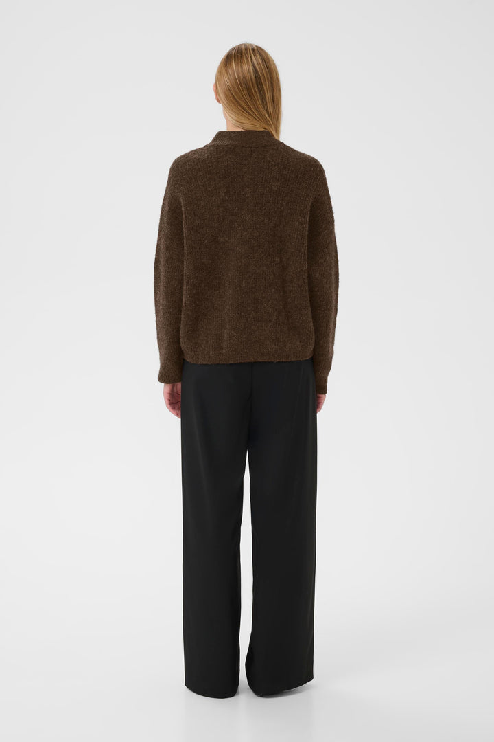 Gestuz - Alphagz Short Cardigan 10906463 - 108310 - Buff Mélange Cardigans