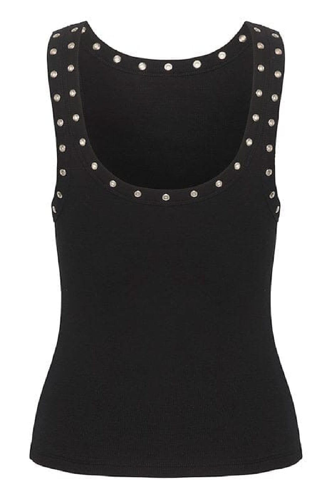Gestuz - DrewGZ eyelet tank top - Black Toppe