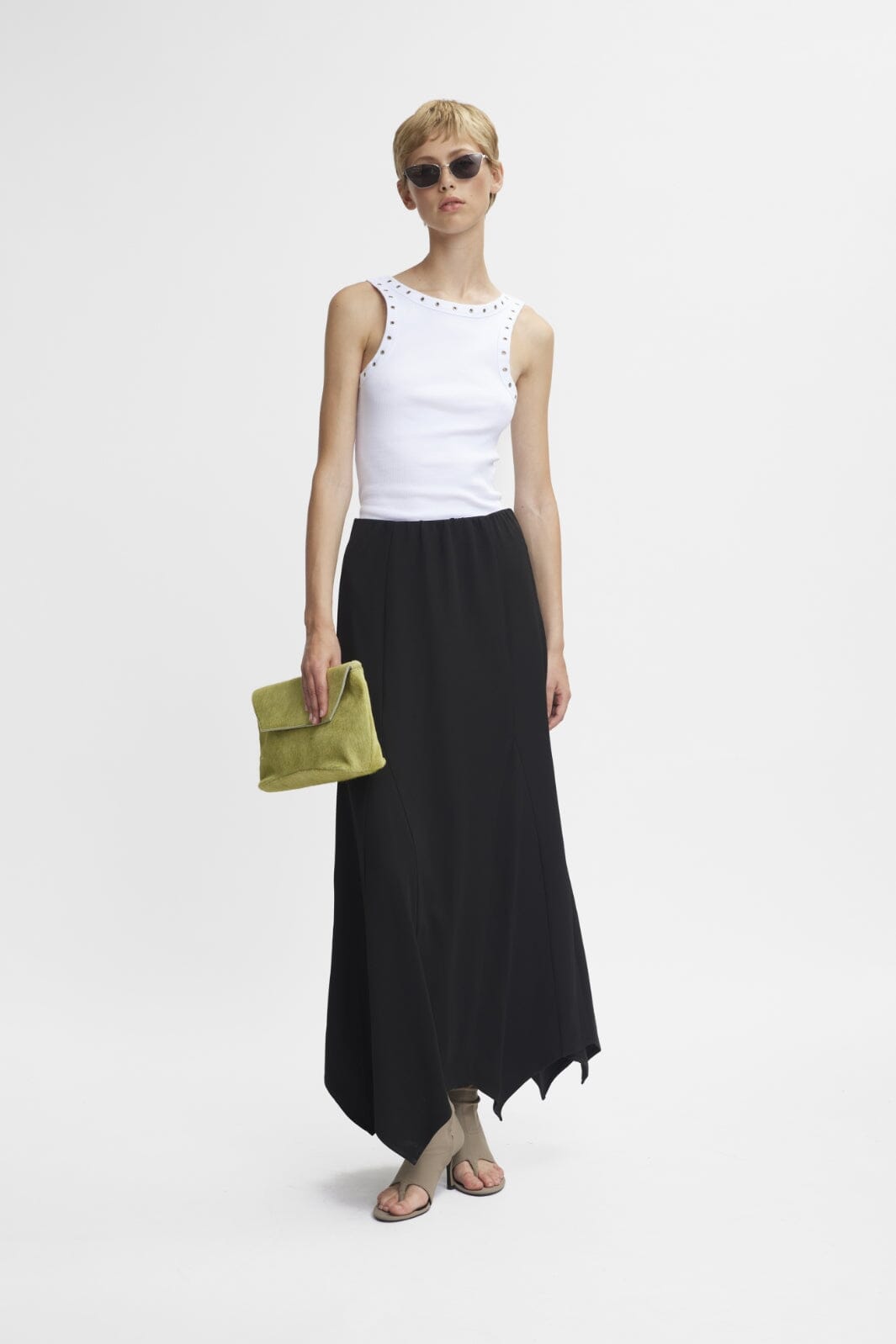 Gestuz - DrewGZ eyelet tank top - Bright White