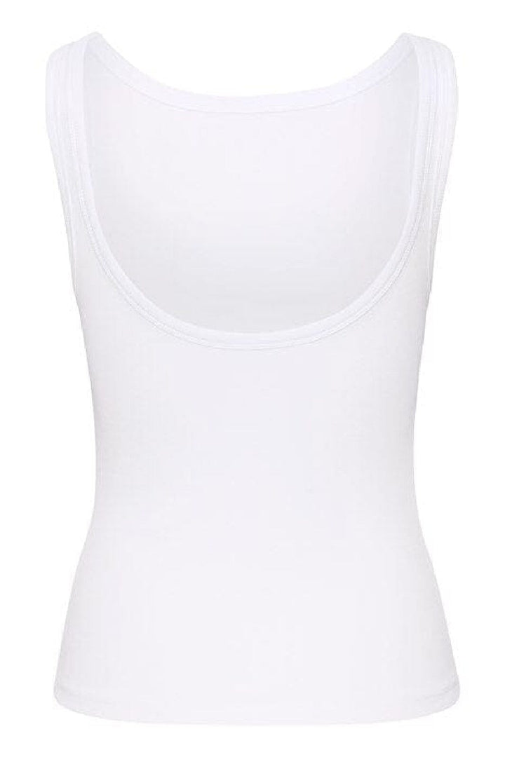 Gestuz - DrewGZ sl reversible top NOOS - Bright White Toppe