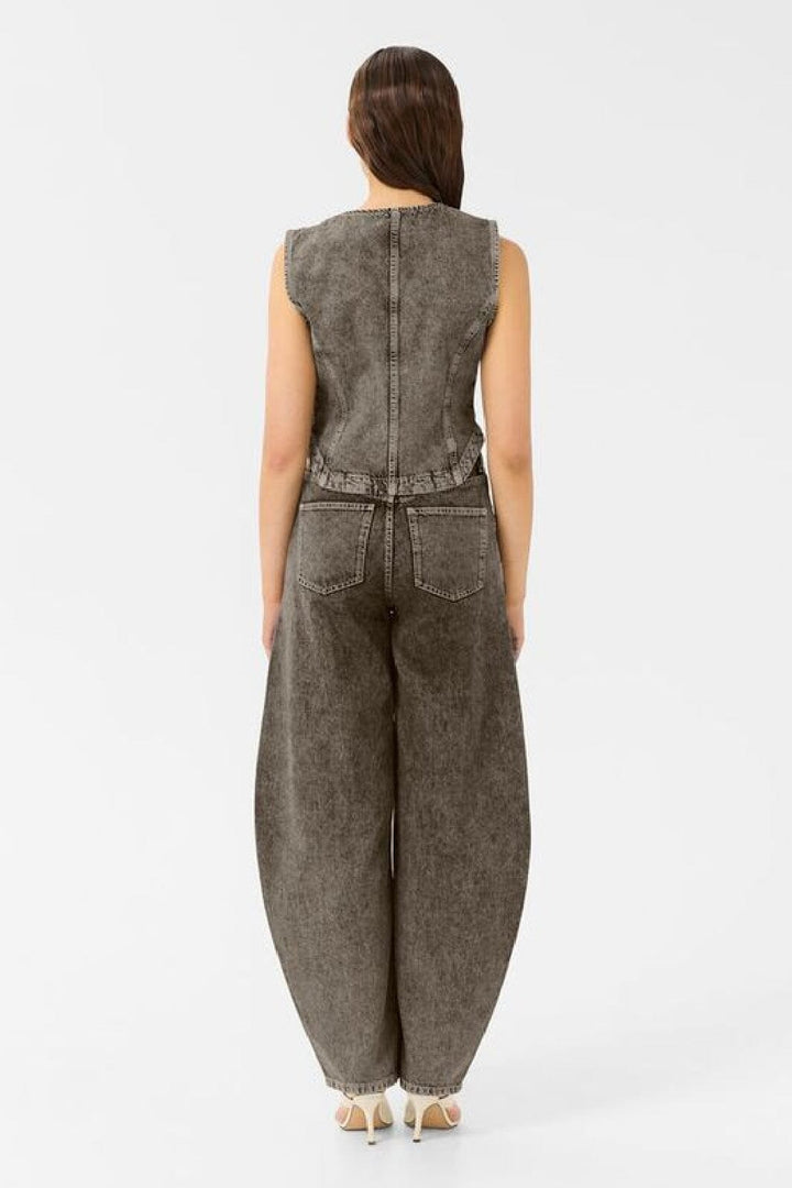 Gestuz - Gzjosie Barrel Jeans 10910303 - 107905 - Greige Denim Wash