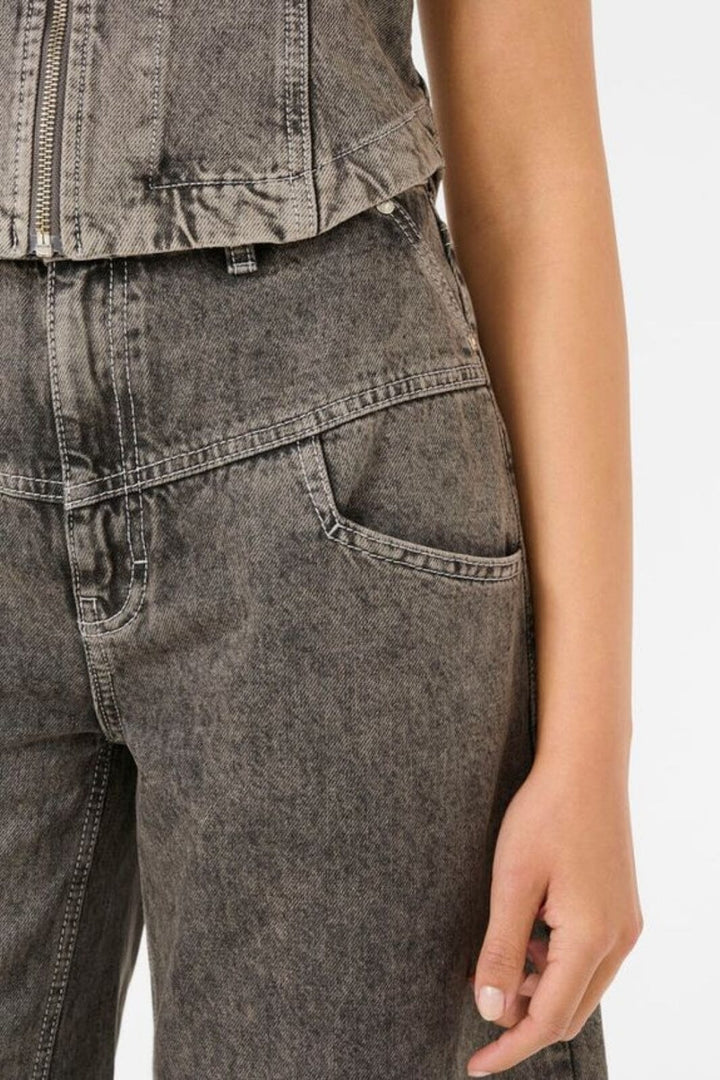 Gestuz - Gzjosie Barrel Jeans 10910303 - 107905 - Greige Denim Wash