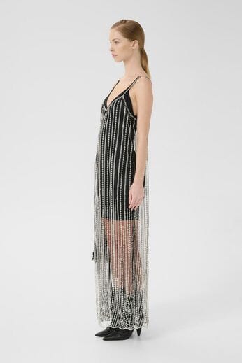 Gestuz - Gzsibba Dress 10910697 - 103434 - Black/Silver Kjoler