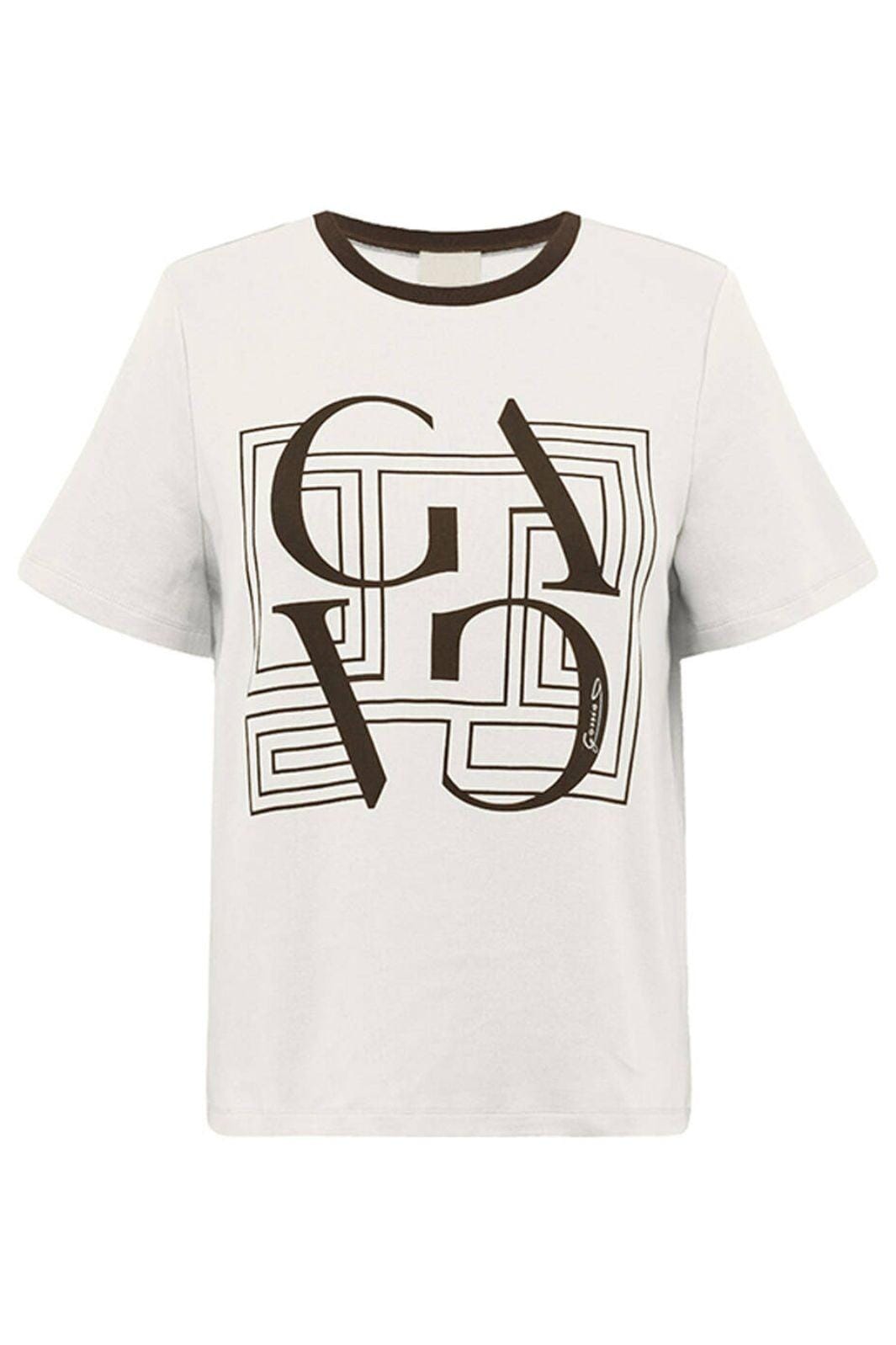 Gossia - Basgo Tee G2850 - Creme T-shirts