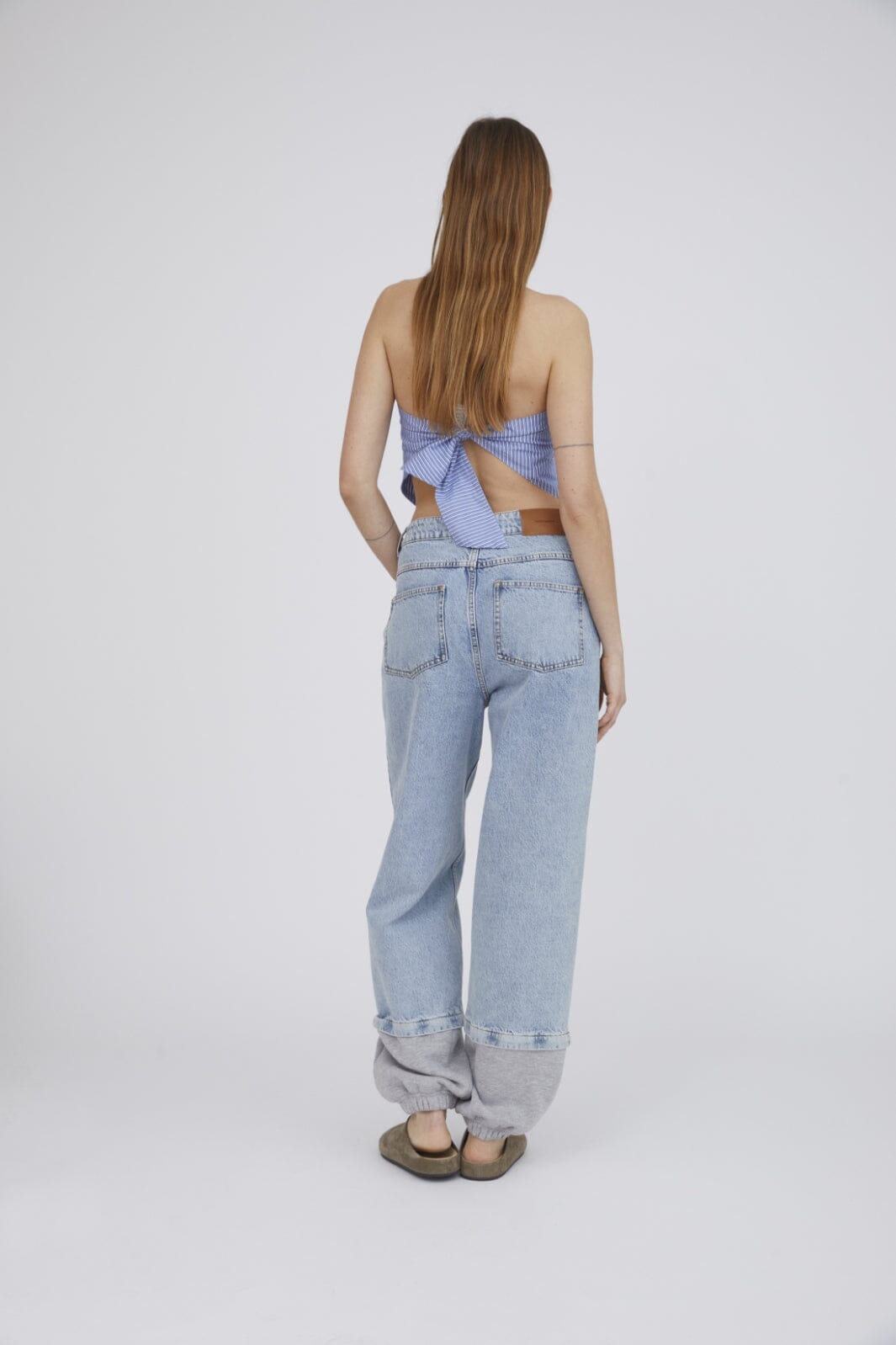 H2O Fagerholt - Holiday Wrap Top - 2513 Blue Stripe Toppe