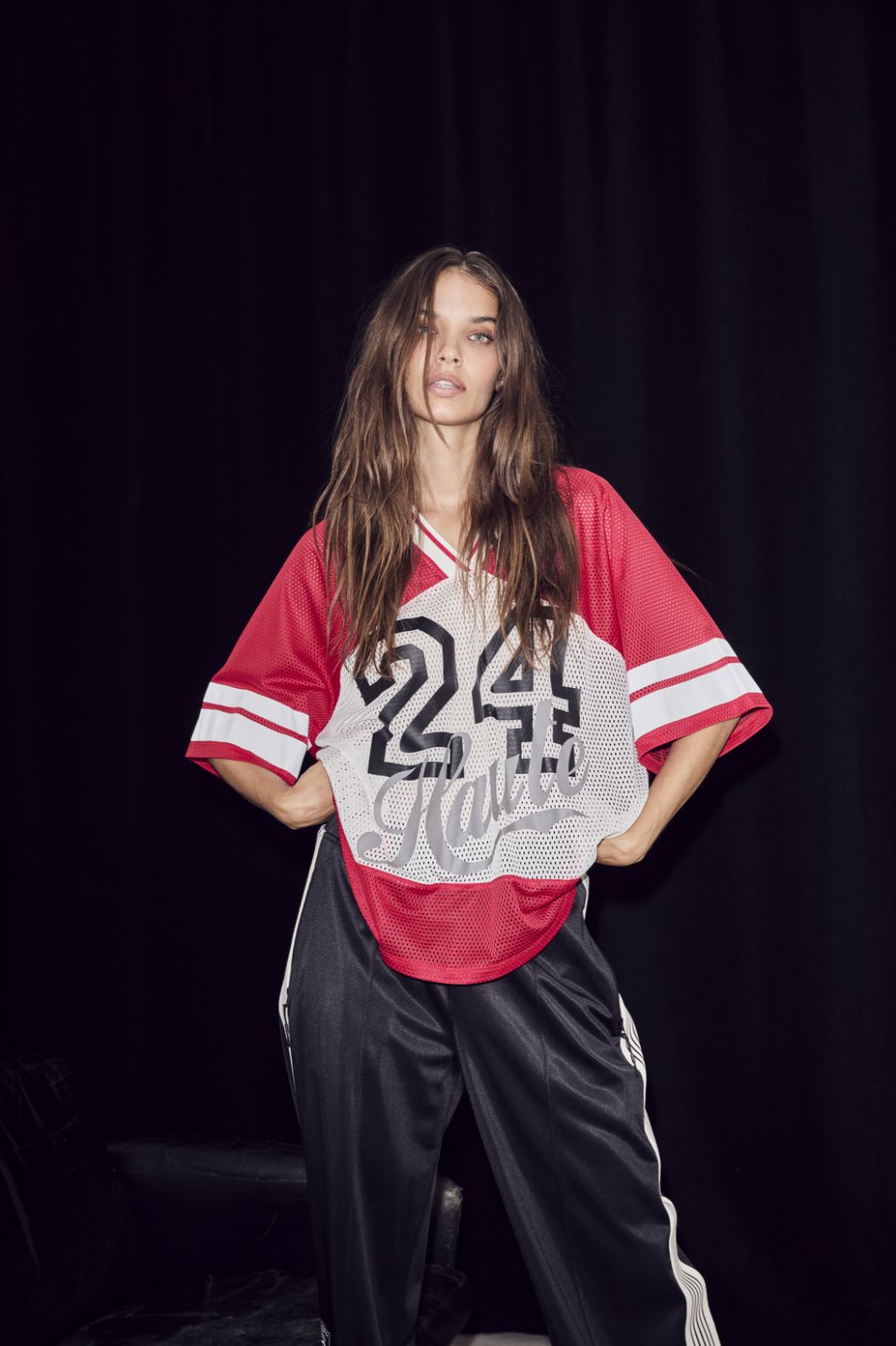 Haute L'Amitié - Drift Combo Number Tee HL10478 - Red T-shirts