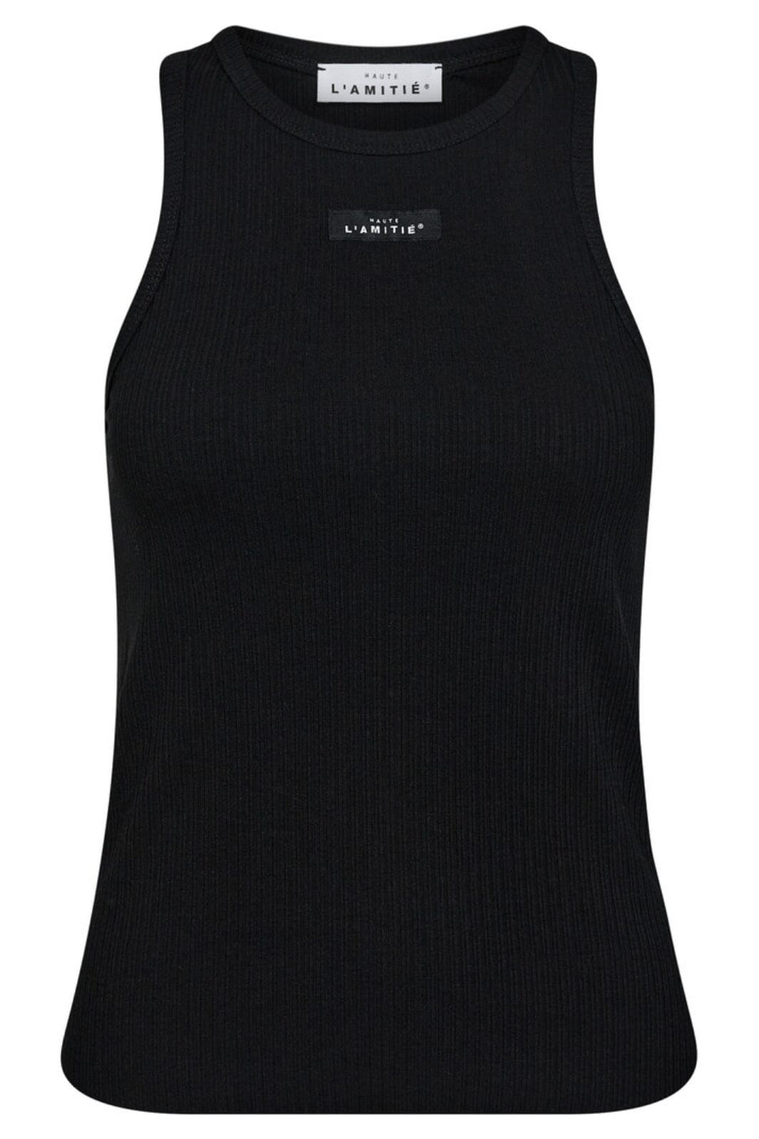 Haute L'Amitié - Rib Badge Tank HL10011 - Black