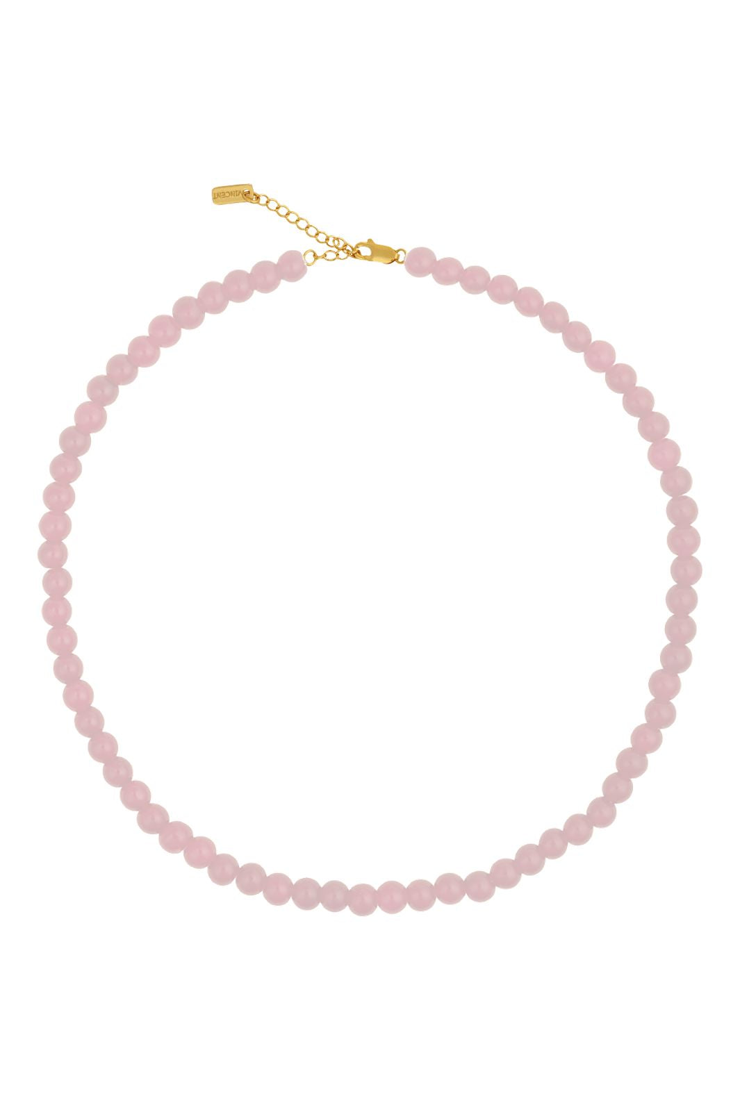 House Of Vincent - Candy Coral Blossom S Necklace VJ233-UNG-LP-S - Light Pink - Gilded