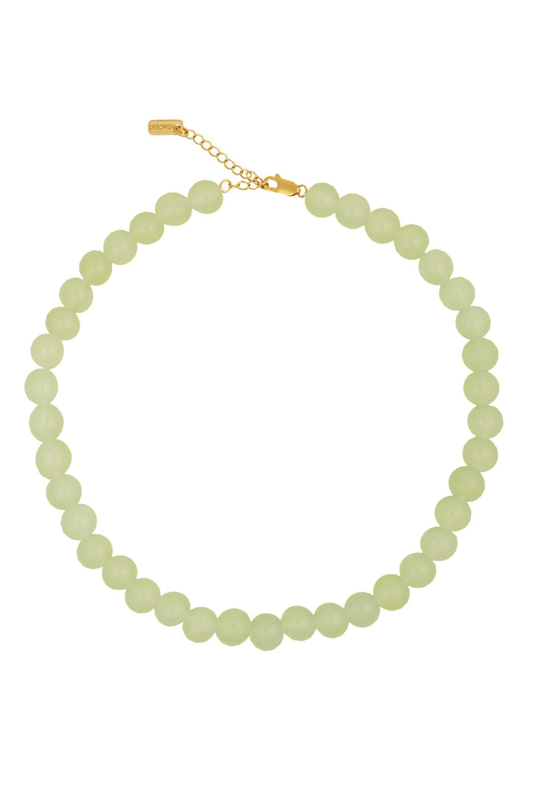 Vorbestellung - House Of Vincent - Candy Coral Pistachio M Necklace VJ233-UNG-G-M - Light Green - Gilded