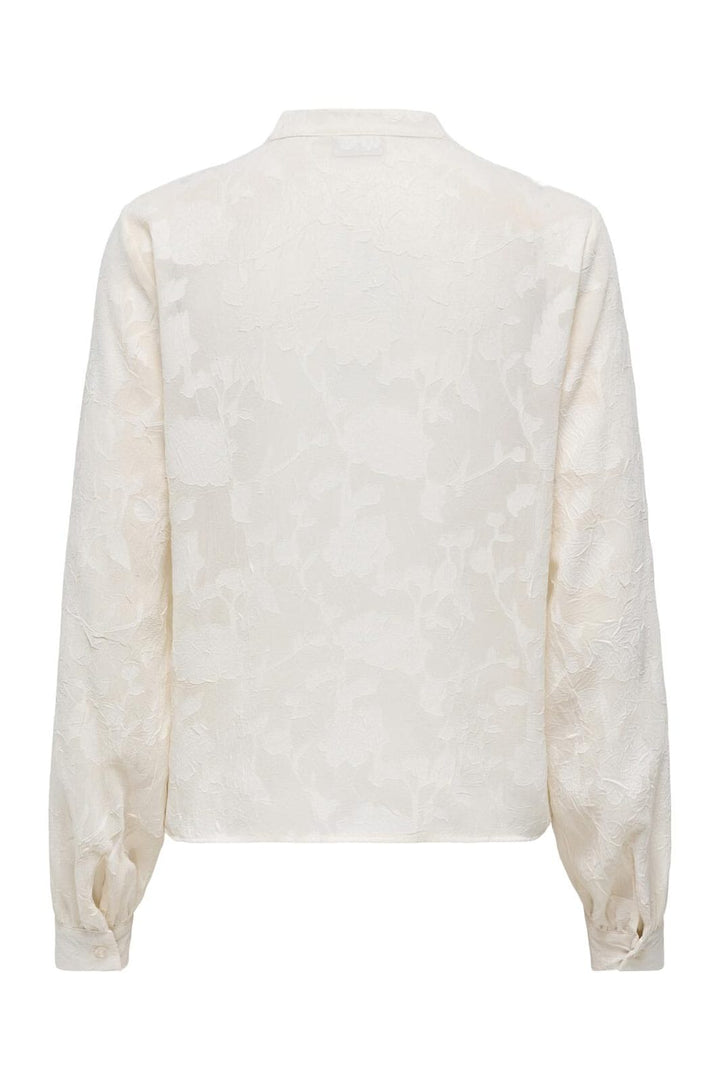 JDY - Jdygrace L/S V-Neck Shirt - 4846229 Whitecap Gray